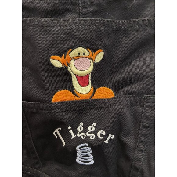 NWT VTG 90s Disney Pooh Tigger Black Short Overalls Women’s 22W Plus Collector - Picture 9 of 16